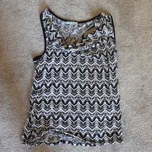 Razor back cowl neck tank